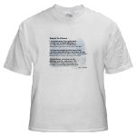 T-shirt with Winter in the Wilderness poem